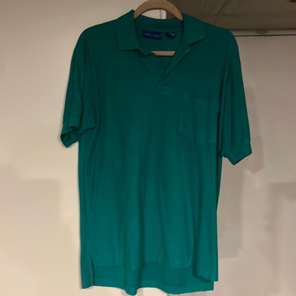 Teal polo